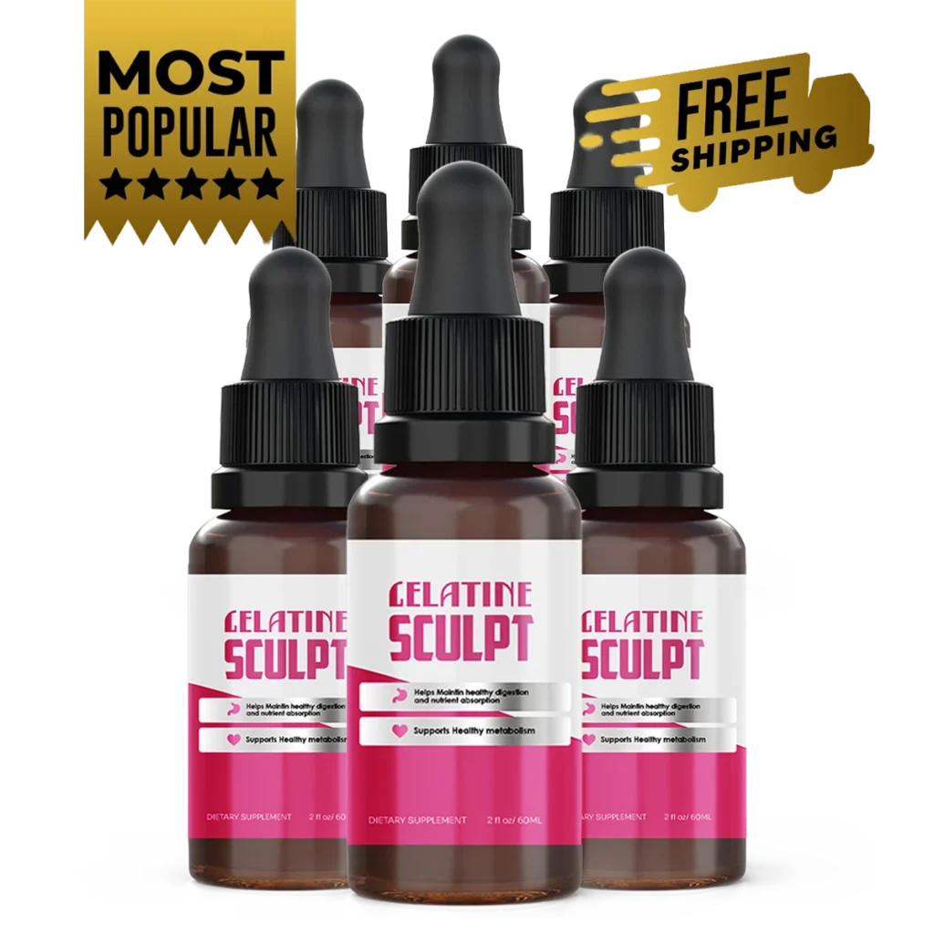 Gelatine Sculpt 6 Bottles 180 Day Supply
